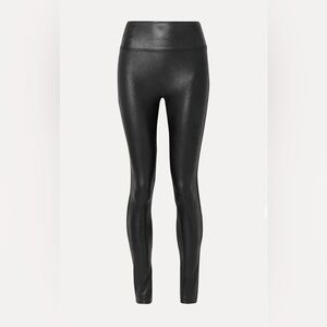 Spanx Faux stretch-leather leggings
